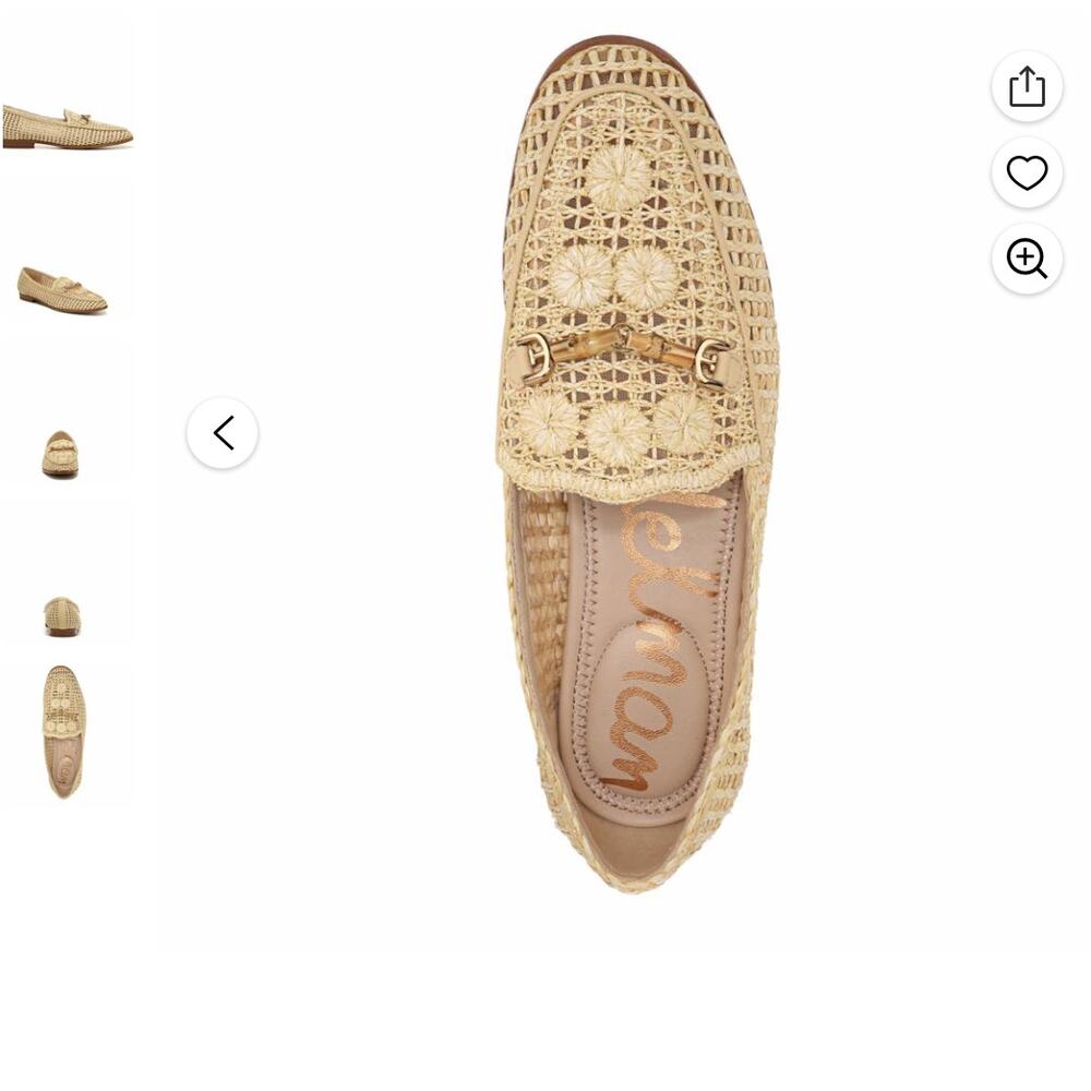 Sam Edelman Women's Lowell Loafer Natural sz 9M